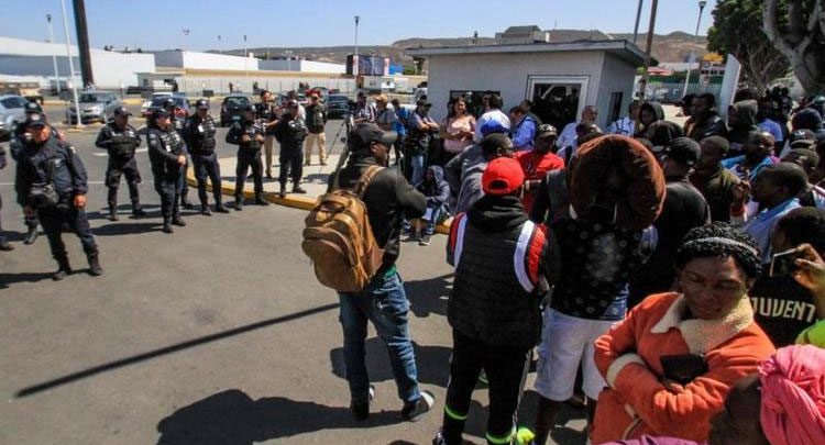 Los migrantes llegaron a Tijuana, luego de un periplo en barco, a pie o en autobús procedentes de Panamá