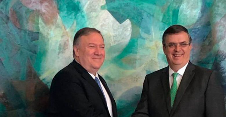 El canciller Marcelo Ebrard aseguró que la creación de dicha comisión fue bien vista por el secretario de Estado de Estados Unidos, Mike Pompeo